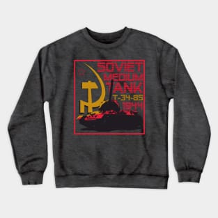 Soviet medium tank T-34-85 Crewneck Sweatshirt